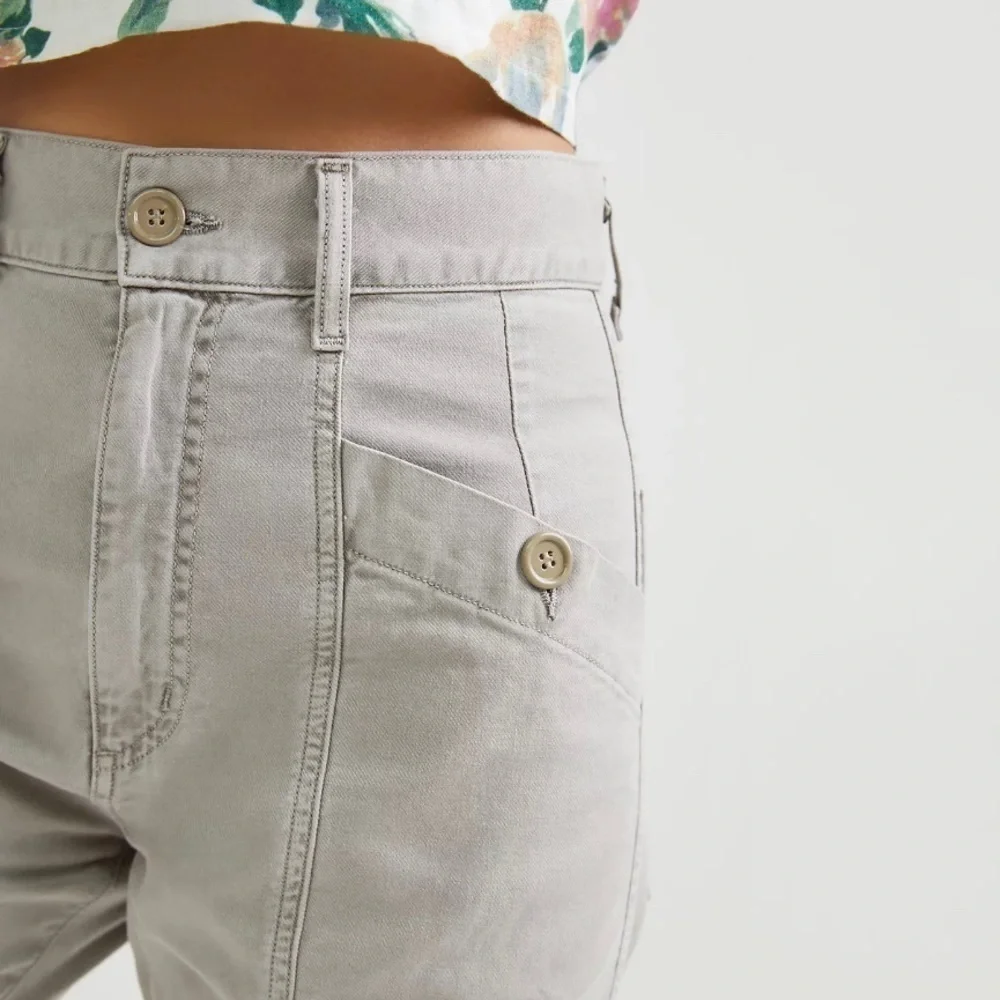 AGOLDE Kai Ultra High-Rise Utility Jeans Sz 31 Cropped - Picture 4 of 9